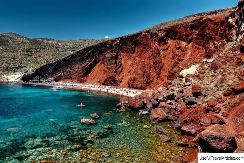 Red beach description and photos - Greece: Santorini Island (Thira)