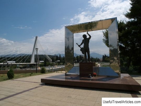 Monument to V. Vysotsky (Vladimir Vysotsky Monument) description and photos - Montenegro: Podgorica