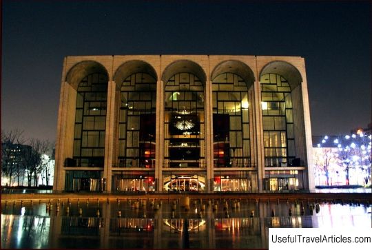 Metropolitan Opera description and photos - USA: New York