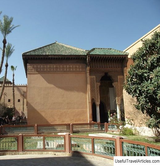 Saadian Tombs description and photos - Morocco: Marrakecha