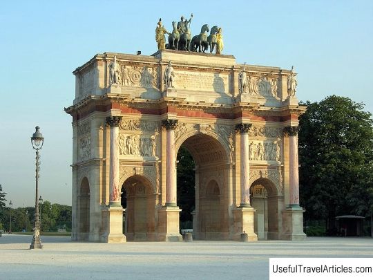 Arc de triomphe du Carrousel description and photos - France: Paris