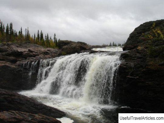 Waterfall on the Chapoma river description and photo - Russia - North-West: Murmansk region