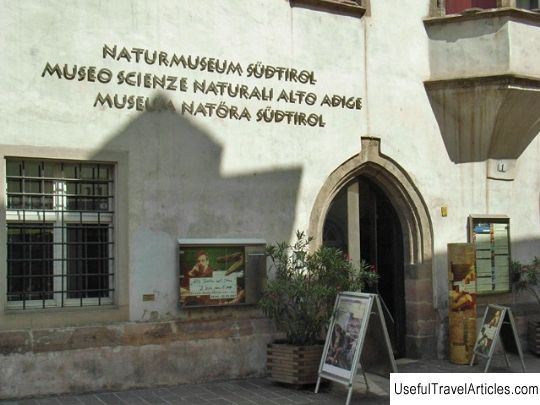 Museum of Nature of South Tyrol (Museo di Scienze Naturali dellAlto Adige) description and photos - Italy: Bolzano
