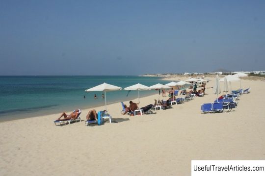 Plaka beach description and photos - Greece: Naxos island
