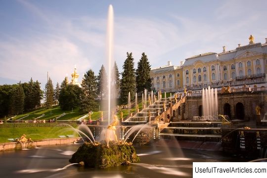 Samson fountain description and photo - Russia - St. Petersburg: Peterhof