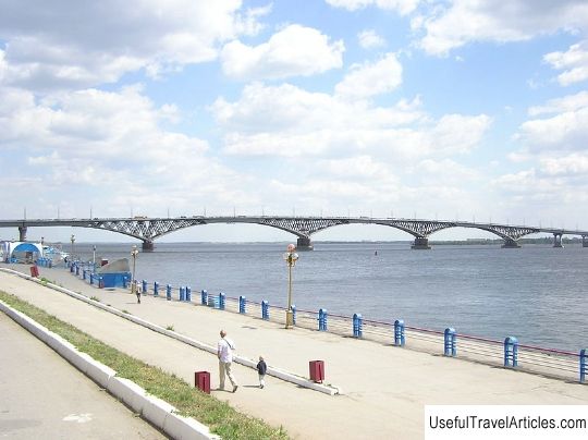 Saratov highway bridge description and photo - Russia - Volga region: Saratov