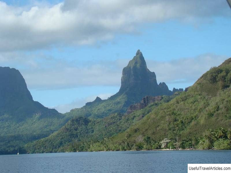 Mount Tohivea volcano description and photos - French Polynesia: Moorea Island