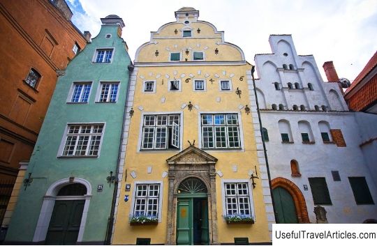 Houses ”Three brothers” (Tris brali) description and photos - Latvia: Riga