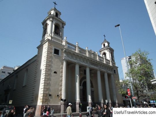 Church of St. Augustine (Iglesia San Agustin) description and photos - Chile: Santiago