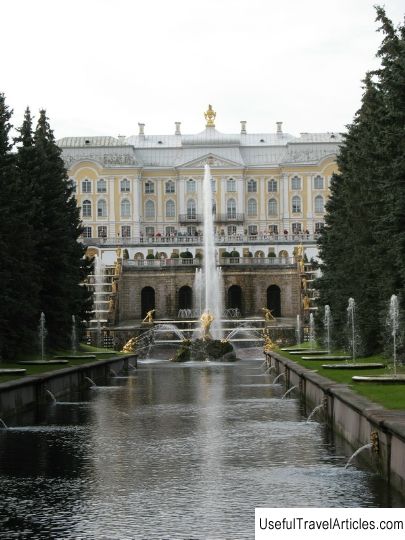 Palace and park ensemble of Petrodvorets description and photos - Russia - St. Petersburg: Peterhof