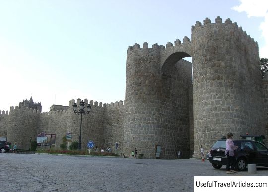 The fortress wall of Avila (Muralla de Avila) description and photos - Spain: Avila