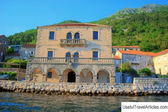 Palace of Bujovici (Bujovici dvorec) description and photos - Montenegro: Perast