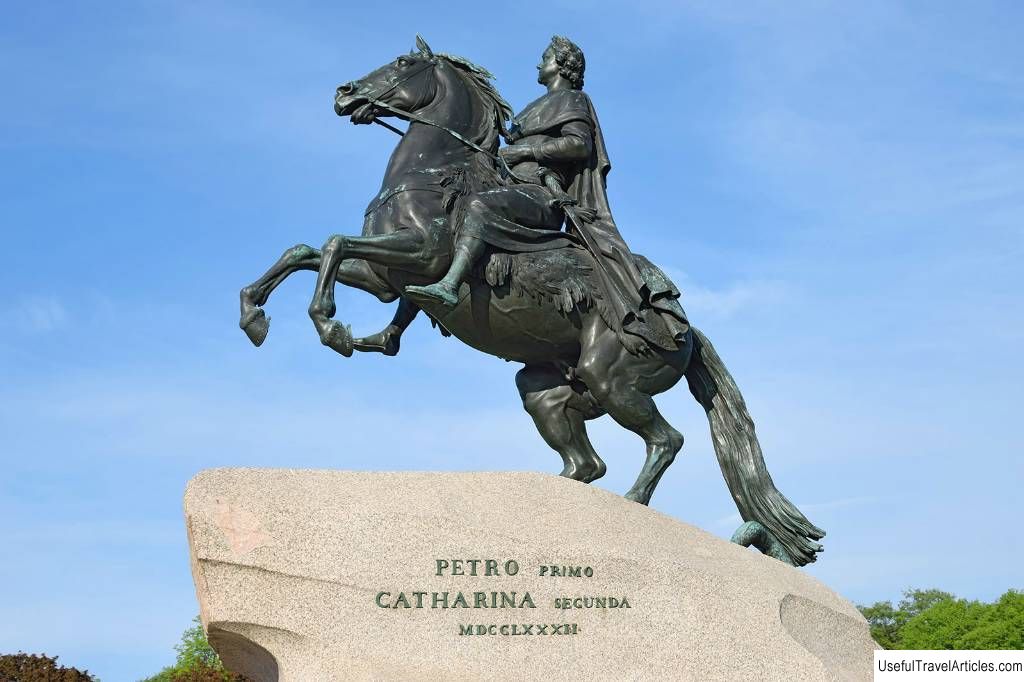 The Bronze Horseman - a monument to Peter I description and photo - Russia - St. Petersburg: St. Petersburg