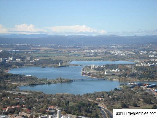 Lake Burley Griffin and The Captain James Cook Memorial description and photos - Australia: Canberra