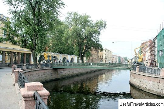 Bank pedestrian bridge description and photo - Russia - St. Petersburg: St. Petersburg