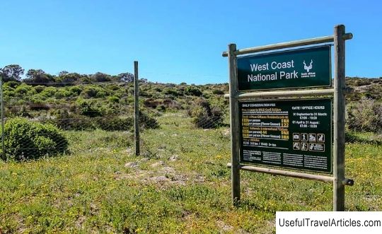 West Coast National Park description and photos - South Africa