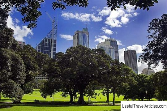 Park ”Domain” (The Domain) description and photos - Australia: Sydney