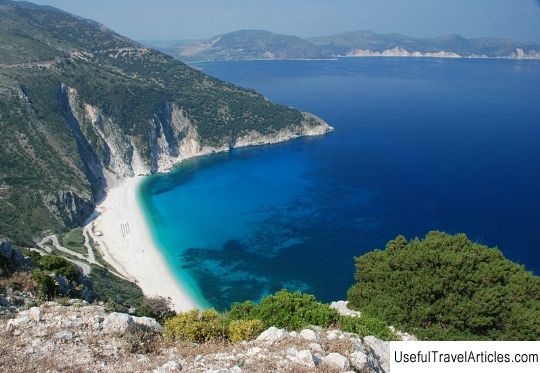 Myrtos Beach description and photos - Greece: Kefalonia Island