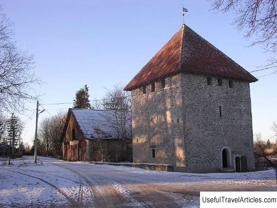 Vao vasallilinnus castle tower description and photos - Estonia: Rakvere