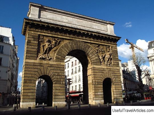 Porta Saint-Martin description and photos - France: Paris