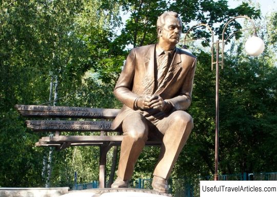 Monument to Valery Lobanovsky description and photo - Ukraine: Kiev