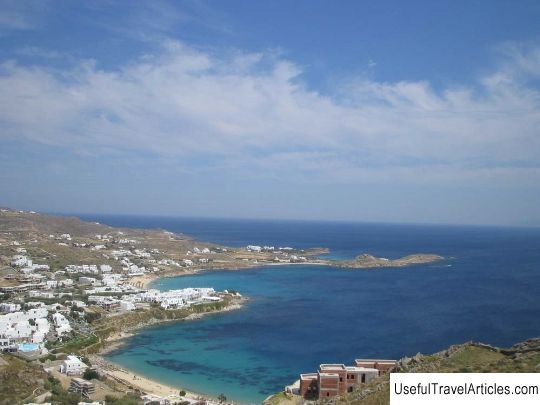 Psarrou beach description and photos - Greece: Mykonos island