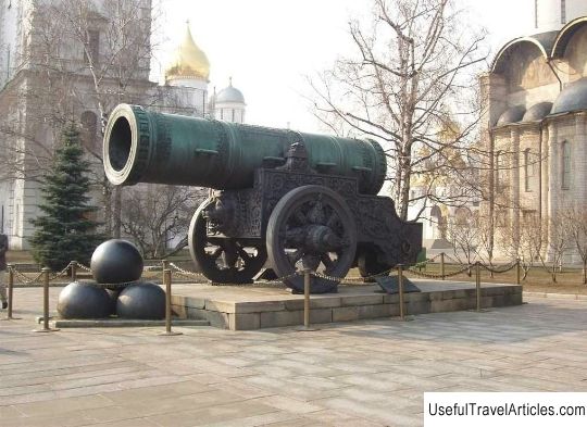 Tsar Cannon description and photo - Russia - Moscow: Moscow