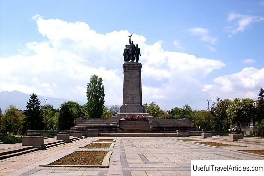 Monument to the Soviet Army description and photo - Bulgaria: Sofia