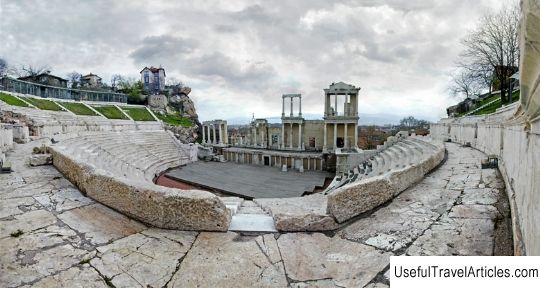 Ruins of the Roman theater (Plovdiv Roman theater) description and photos - Bulgaria: Plovdiv