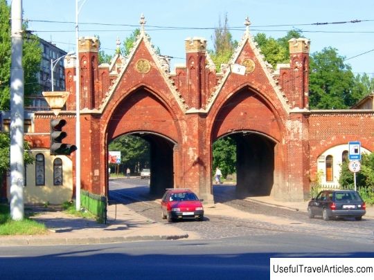 Brandenburg Gate description and photos - Russia - Baltics: Kaliningrad