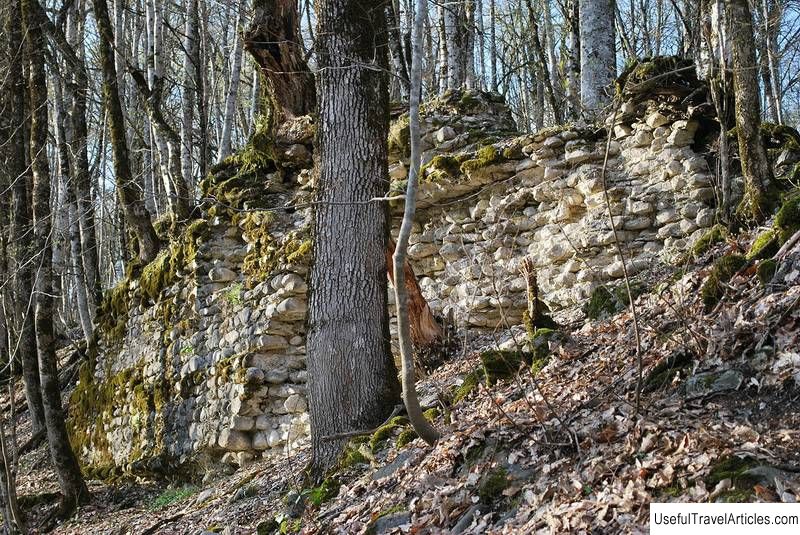 Ruins of Achipse fortress description and photos - Russia - Caucasus: Krasnaya Polyana