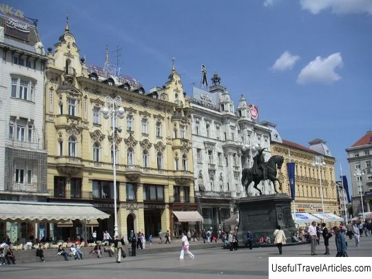 Trg bana Jelacica square description and photos - Croatia: Zagreb