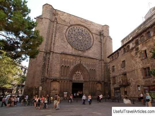 Church of Santa Maria del Pi description and photos - Spain: Barcelona