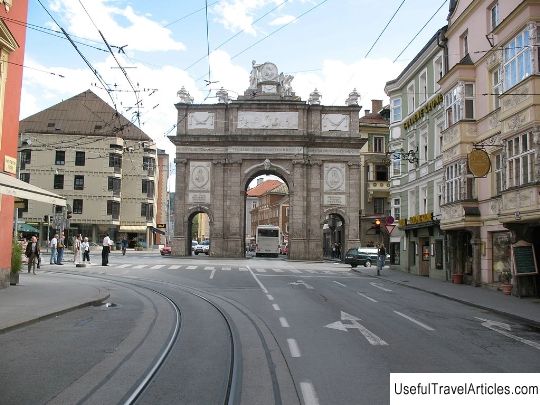 Triumphal arch (Triumphpforte) description and photos - Austria: Innsbruck