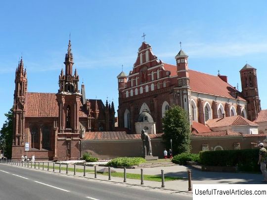 Church of St. Francis of Assisi (Svento Pranciskaus Asyziecio baznycia) description and photos - Lithuania: Vilnius