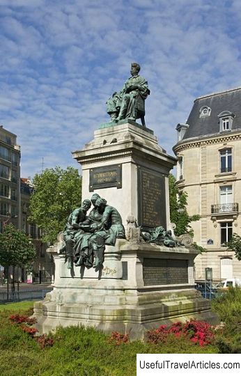 Monuments to the Three Dumas (Place du General-Catroux) description and photos - France: Paris