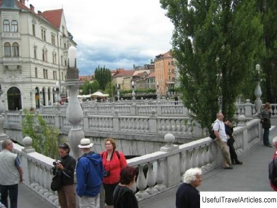 Triple Bridge (Tromostovje) description and photos - Slovenia: Ljubljana
