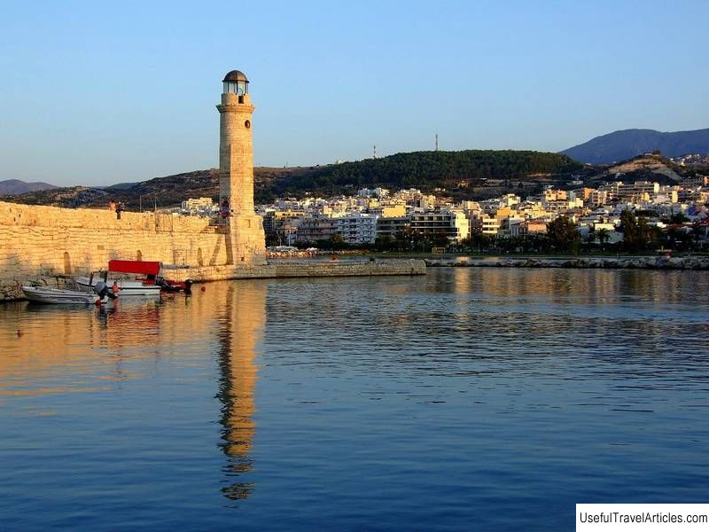 Lighthouse description and photos - Greece: Rethymno (Crete)