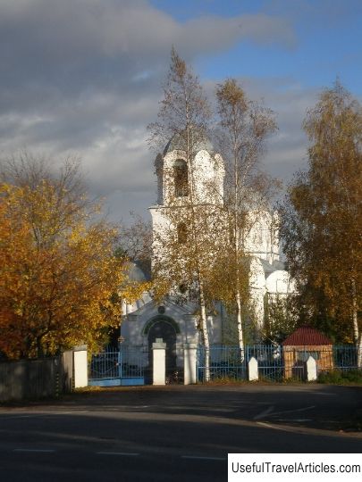 Church of the Transfiguration of the Savior in the village of Bronnitsa description and photo - Russia - North-West: Novgorod region
