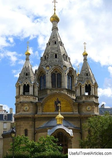 Alexander Nevsky Cathedral (La cathedrale Saint-Alexandre-Nevsky) description and photos - France: Paris