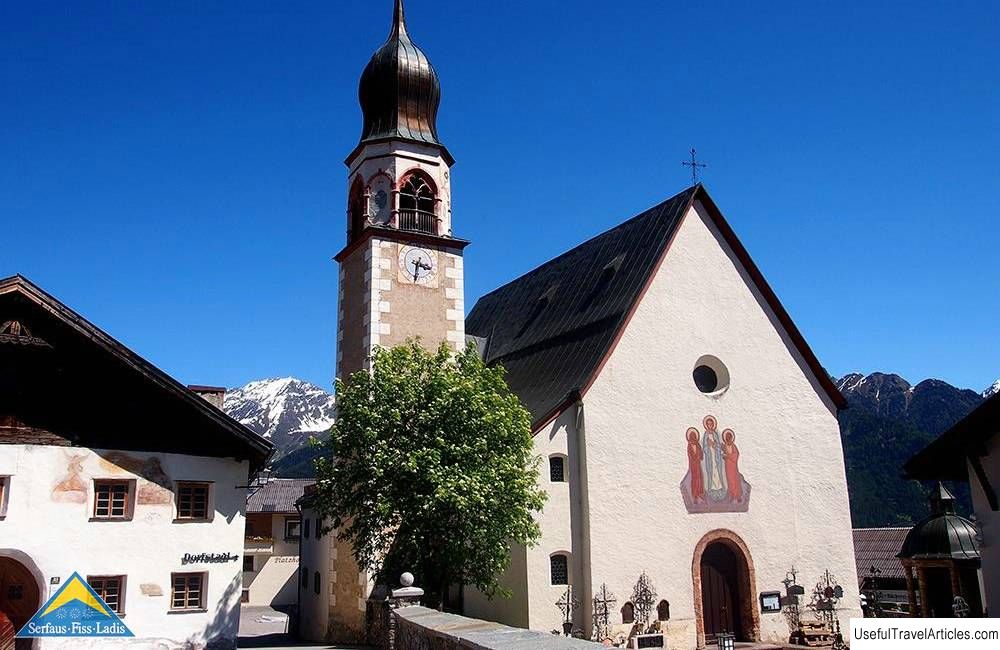 Parish Church of St. John (Pfarrkirche hl. Johannes der Taeufer) description and photos - Austria: Serfaus - Fiss - Ladis