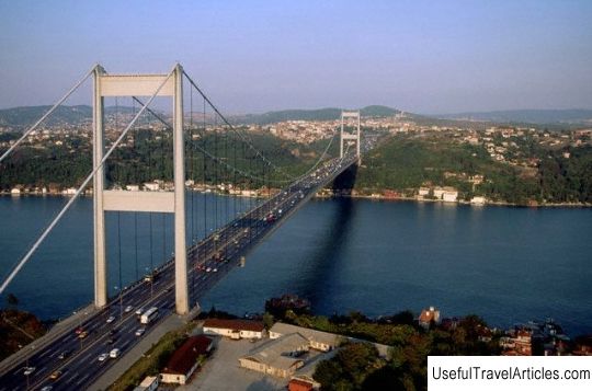 Second Bosphorus Bridge or Sultan Mehmed Fatih Bridge (Fatih Sultan Mehmet Koprusu) description and photos - Turkey: Istanbul