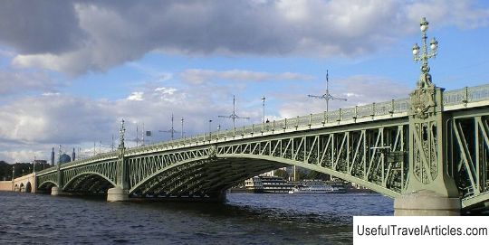 Troitsky Bridge description and photo - Russia - St. Petersburg: St. Petersburg