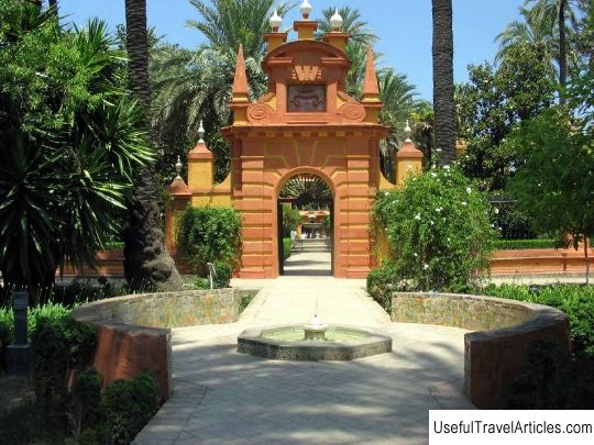 Gardens of the Alcazar (Jardines Reales Alcazares) description and photos - Spain: Seville