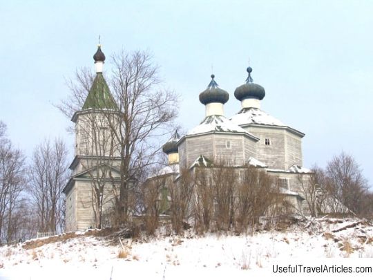 Church of the Resurrection of the Word in the village of Terebeni description and photo - Russia - North-West: Pskov region