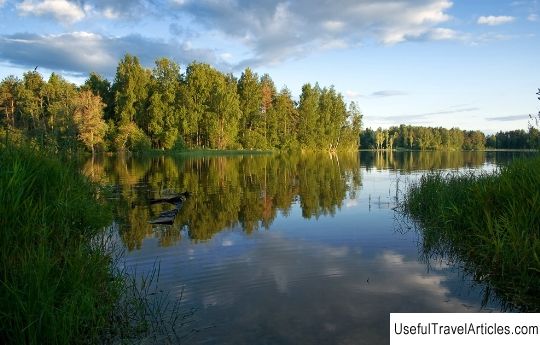 Lake Veljo description and photo - Russia - North-West: Novgorod region