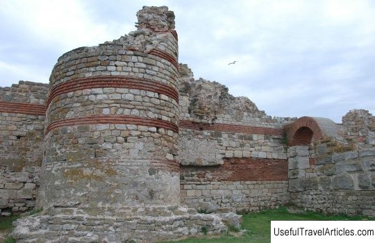 Western fortress wall of Nessebar description and photos - Bulgaria: Nessebar