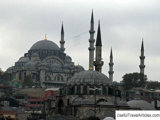 Suleymaniye Camii Mosque description and photos - Turkey: Istanbul