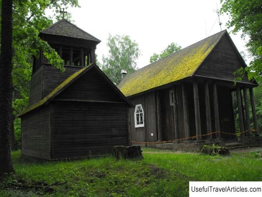 Stelmuzes church and bell tower (Stelmuzes Sv. Kryziaus baznycia) description and photos - Lithuania: Zarasai