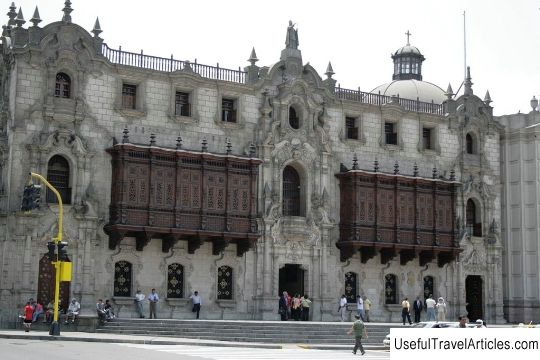 Archbishop's Palace of Lima (Palacio Arzobispal de Lima) description and photos - Peru: Lima